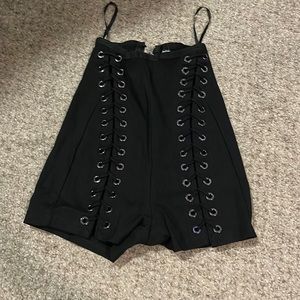 Lace up shorts
